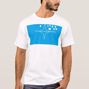 GUD är bra när JESUS kom i köttet med hjärtan T Shirt