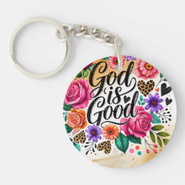 Gud är Bra Religiösa Christian Acrylic Keychain