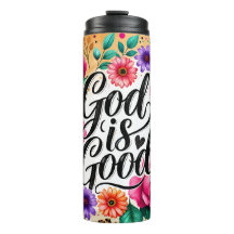 Gud är Bra Religiösa Message Thermal Tumbler