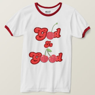 Gud är bra retro cherry T unisex T Shirt