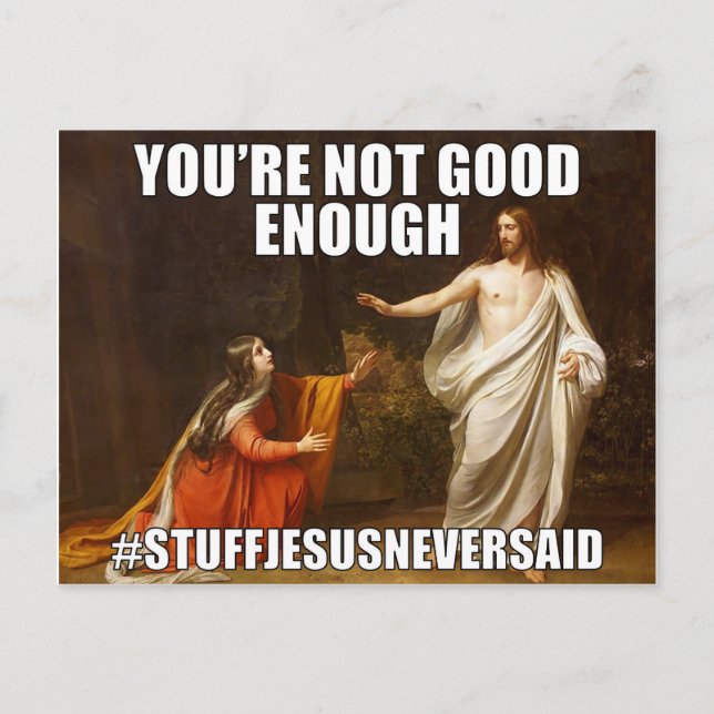 Gud är Bra till dig. Vykort (Framsida)