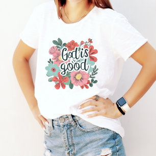 Gud är Bra, trosbaserade kvinnors T Shirt
