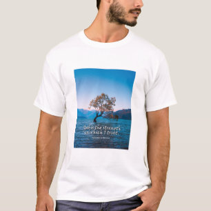 Gud är den styrka jag litar på. t shirt