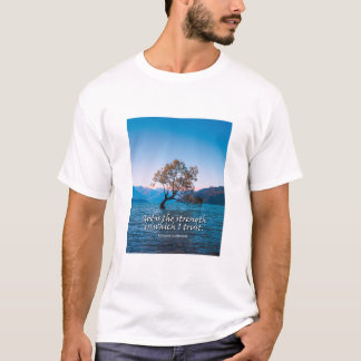Gud är den styrka jag litar på. t shirt