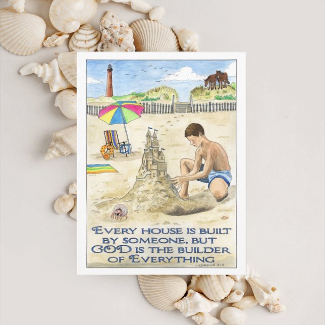 Gud är det inbyggda inspirationsporten vykort (Skapare uppladdad)