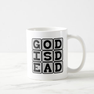 Gud är död, Nietzsche ateistiskt påstående Kaffemugg