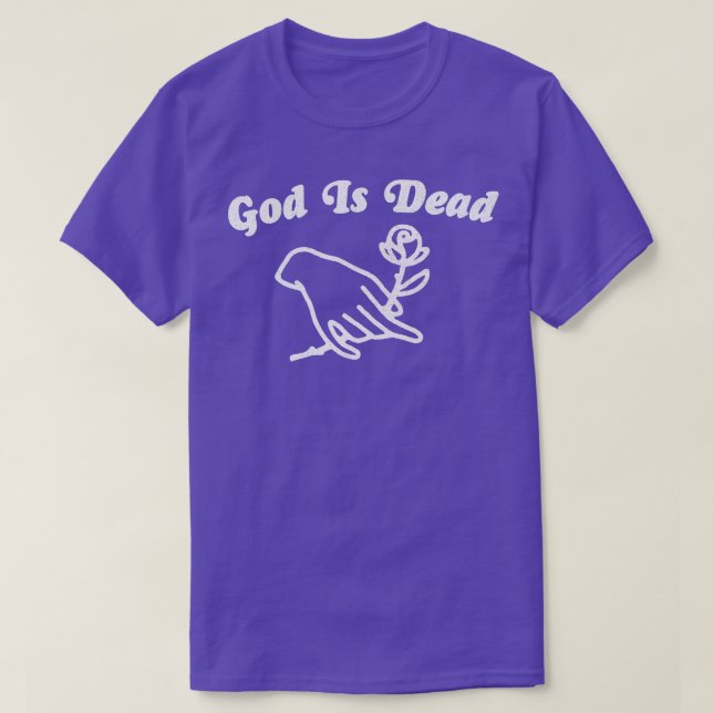 Gud är död Nietzsche Quote T Shirt (Design framsida)