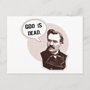 Gud är död (Nietzsche) Vykort