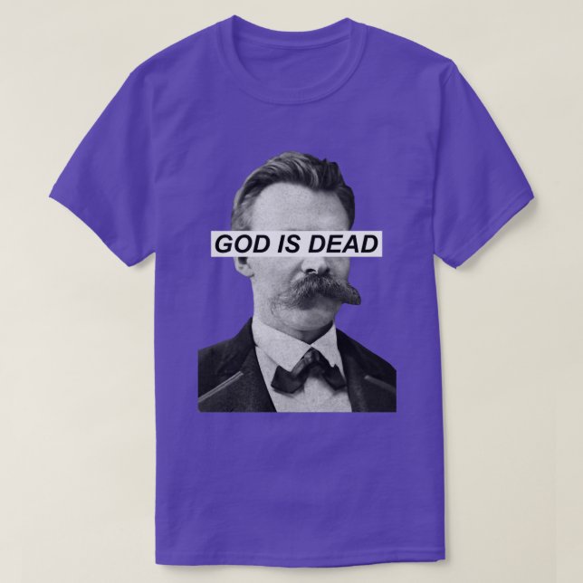 Gud är död t shirt (Design framsida)