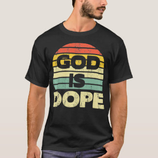 Gud är Dope Christian Faith Believer Pullover T Shirt