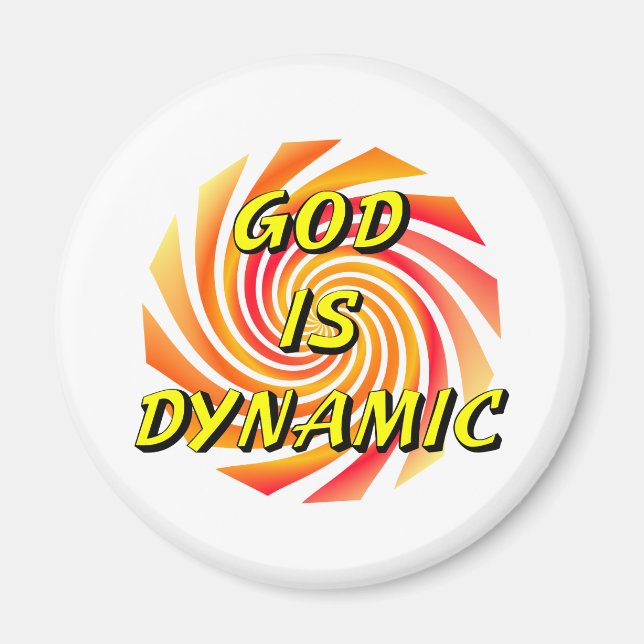 Gud är Dynamic Christian Magnet (Framsidan)