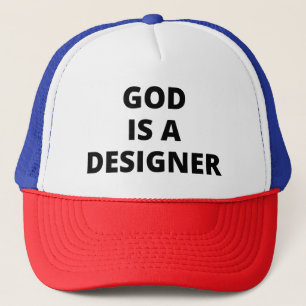 Gud är en designer keps
