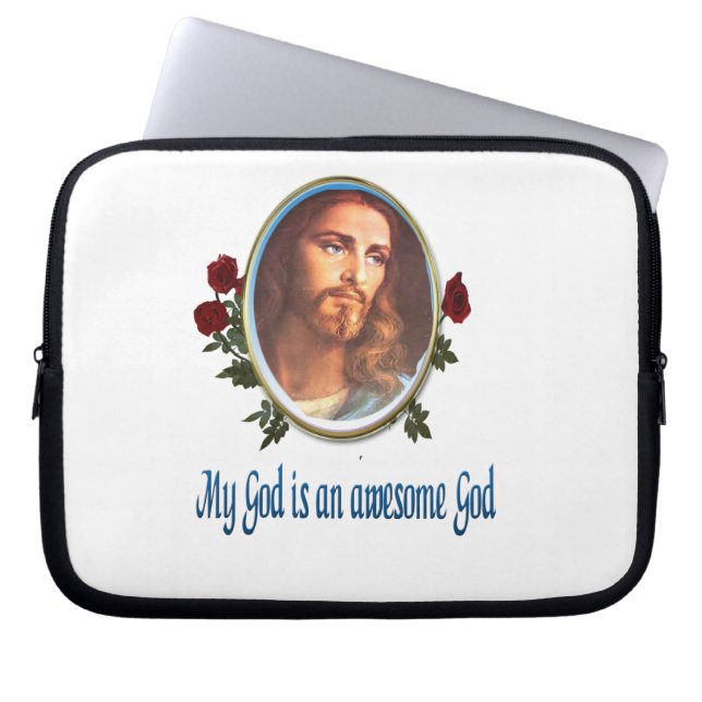 Gud är en Fantastisk Gud Laptop Sleeve (Framsidan)