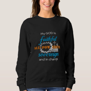 Gud är Faithall All Powerful Christian T Shirt
