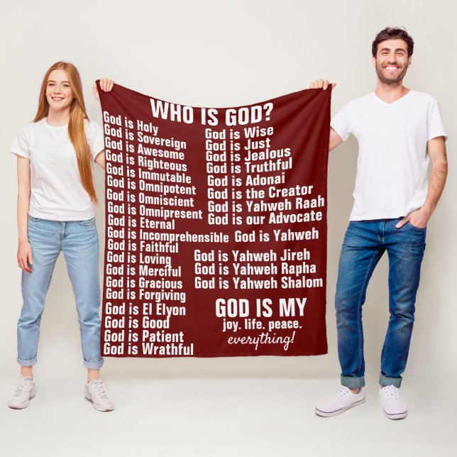 Gud är - Fleece Blanket (På plats)