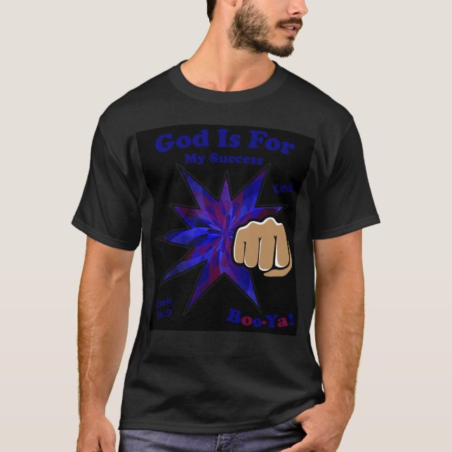 Gud är för min framgång, Christian T-Shirt (Framsida)