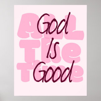 Gud är god all tid poster