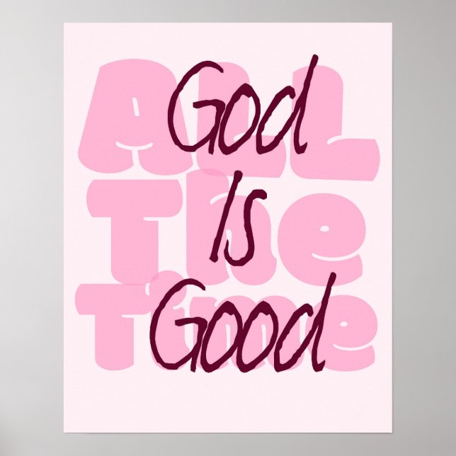Gud är god all tid  poster (Framsidan)