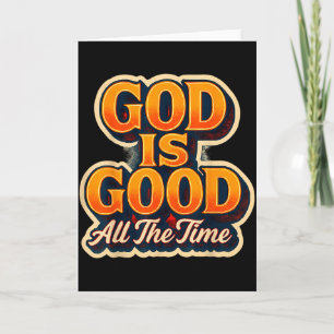 Gud Är God Alltid Kristet Tro Jesus Kristus Kort