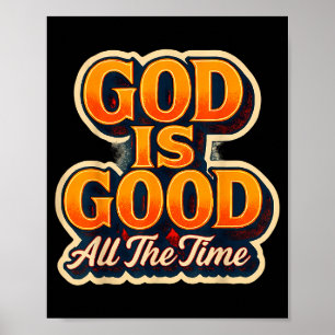 Gud Är God Alltid Kristet Tro Jesus Kristus Poster