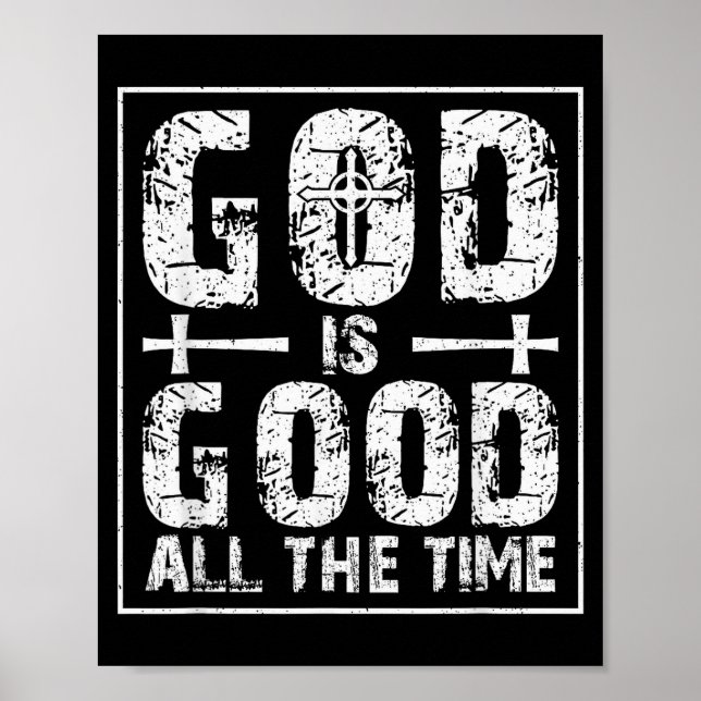 Gud är god hela tiden  poster (Framsidan)