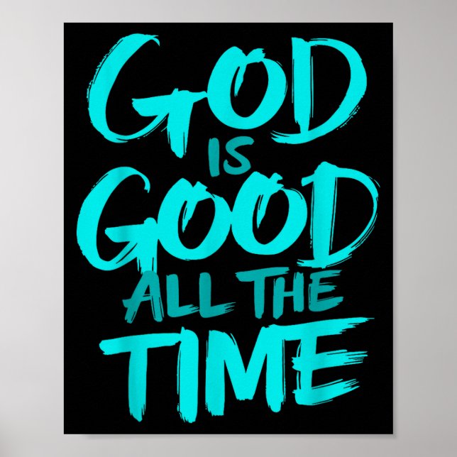 Gud är god hela tiden  poster (Framsidan)