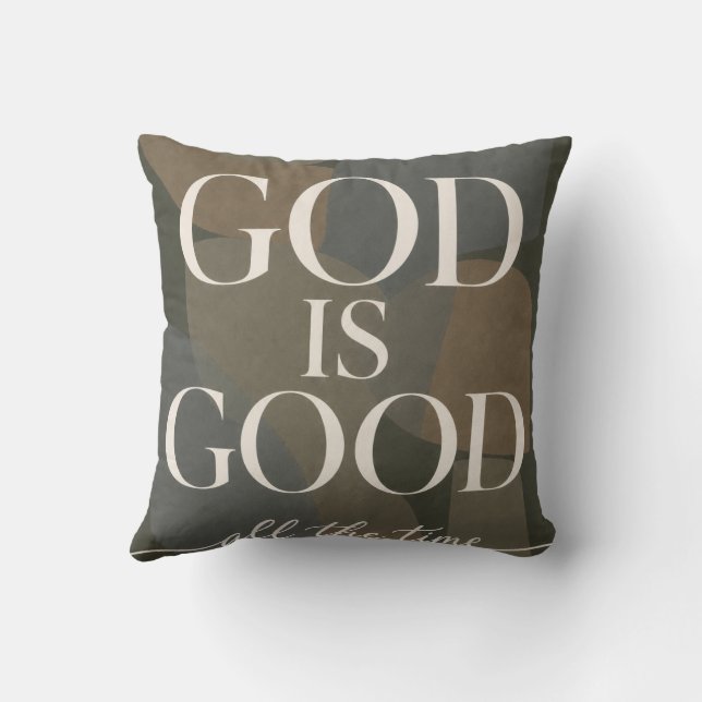 GUD ÄR GOD | Kristendom Kudde (Baksida)