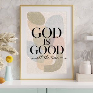 GUD ÄR GOD Kristet Poster