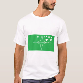 GUD är god när JESUS kom i köttet med hjärtan T Shirt