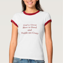Gud är GreatBeer är Goodand People är Crazy
