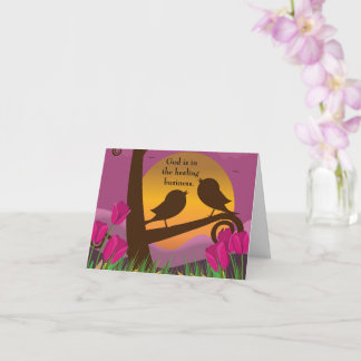 Gud är i det stora biz-vikna mottagningskortet kort