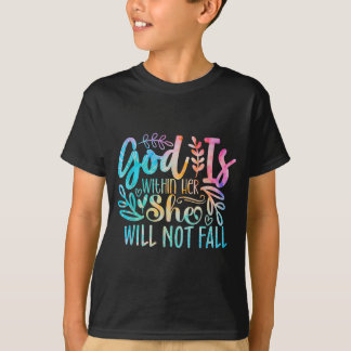 Gud är inom inte bibelvers citat religiös t shirt