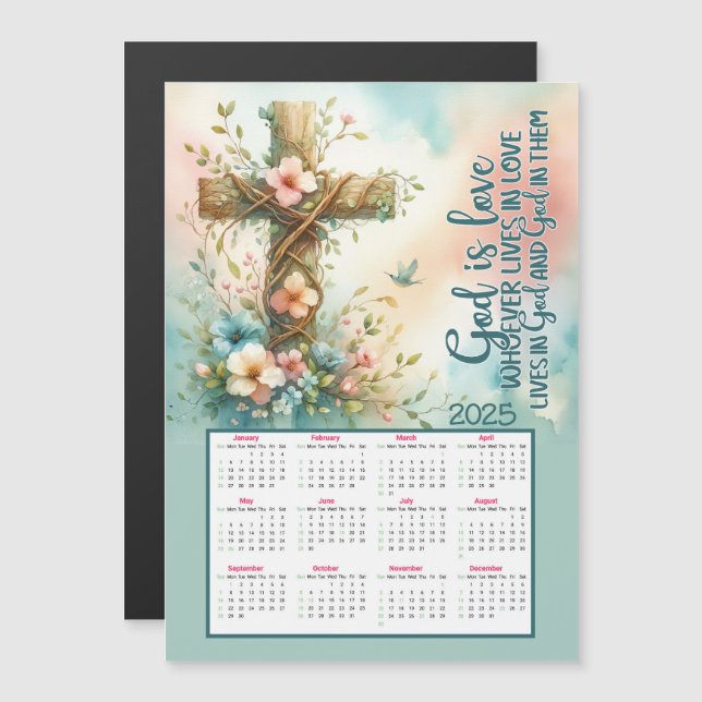 Gud är Kärlek 2025 Kalender (Fram/baksida)