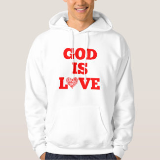 Gud är Kärlek bibelcitat Manar Hoodie