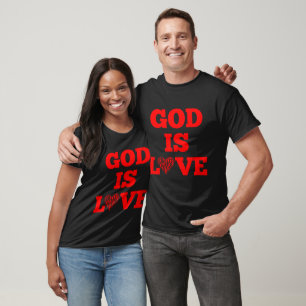 Gud är Kärlek bibelcitat Unisex T Shirt