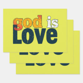 Gud är Kärlek: en varm vattenfärg