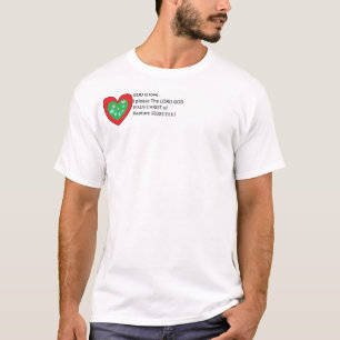 GUD är kärlek. Jag behagar HERREN GUD JESUS KRISTU T Shirt