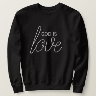 Gud är Kärlek Modern Christian Sweatshirt
