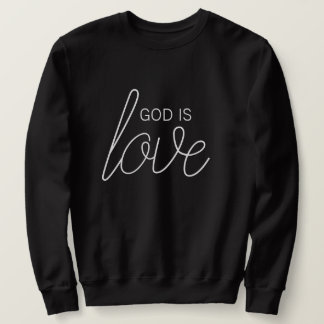 Gud är Kärlek Modern Christian Sweatshirt