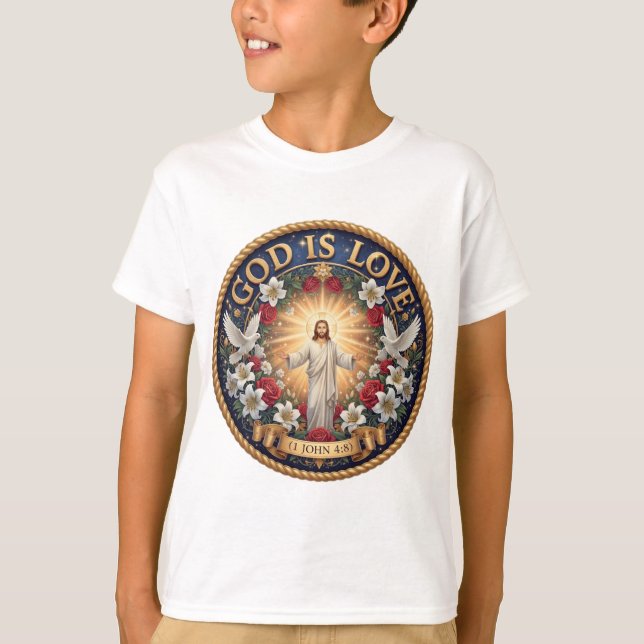 GUD ÄR KÄRLEK T SHIRT (Framsida)