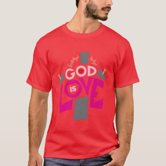 Gud är Kärlek tjej T Shirt