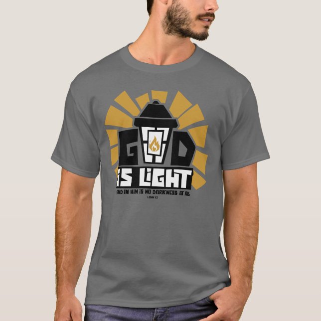 Gud är Light T Shirt (Framsida)