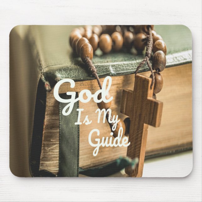 Gud är min guide Bible och Rosary Kor Musmatta (Framsidan)