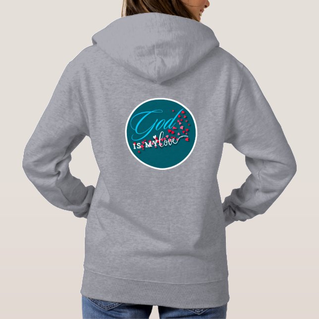 Gud är min Kärlek-kristen T Shirt (Baksida)