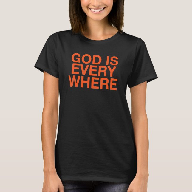 Gud är överallt 2 t shirt (Framsida)