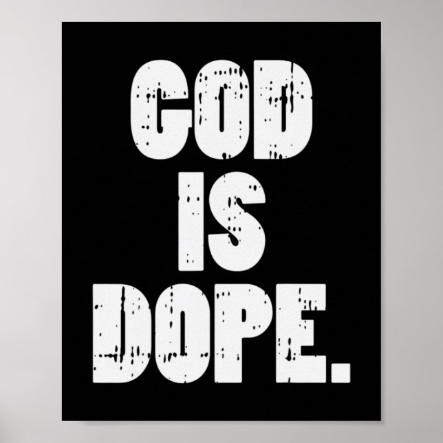 Gud är påve Jesus Kristus Religiösa Christian Cath Poster (Framsidan)