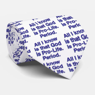 Gud är ProLife Tie Slips