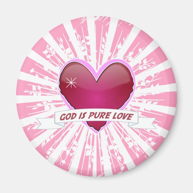 Gud är Pure Kärlek Magnet (Framsidan)