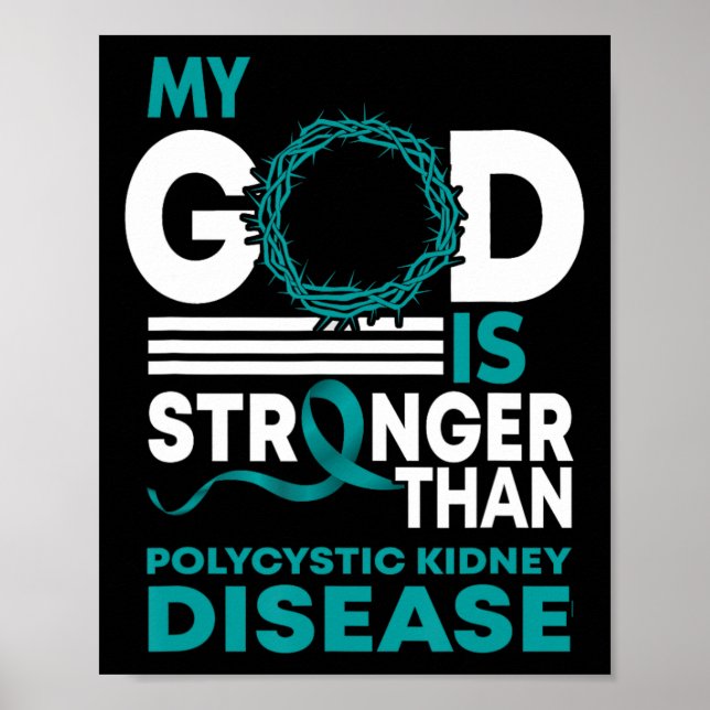 Gud är starkare än polycystisk njursjukdom Awa Poster (Framsidan)
