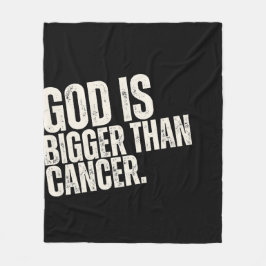 Gud Är Större Än Cancer | Cancervårdspaket Fleecefilt